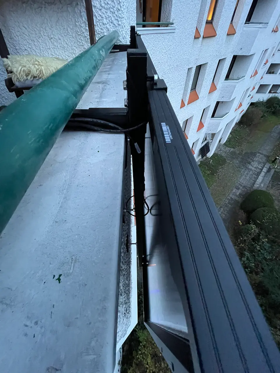 Betonbalkon Projekt 1 Draufsicht