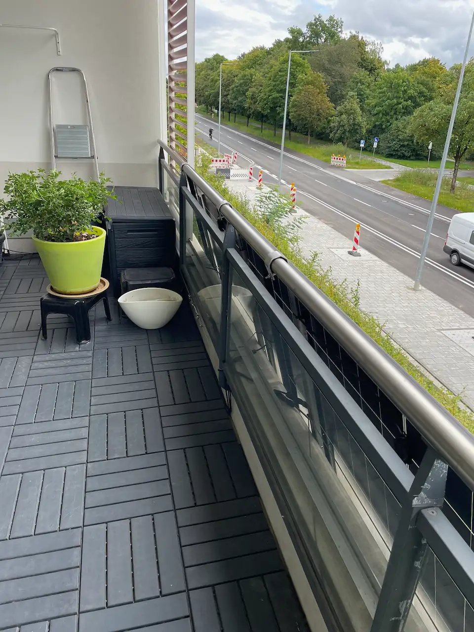 Gitterbalkon Projekt 3 Rückansicht