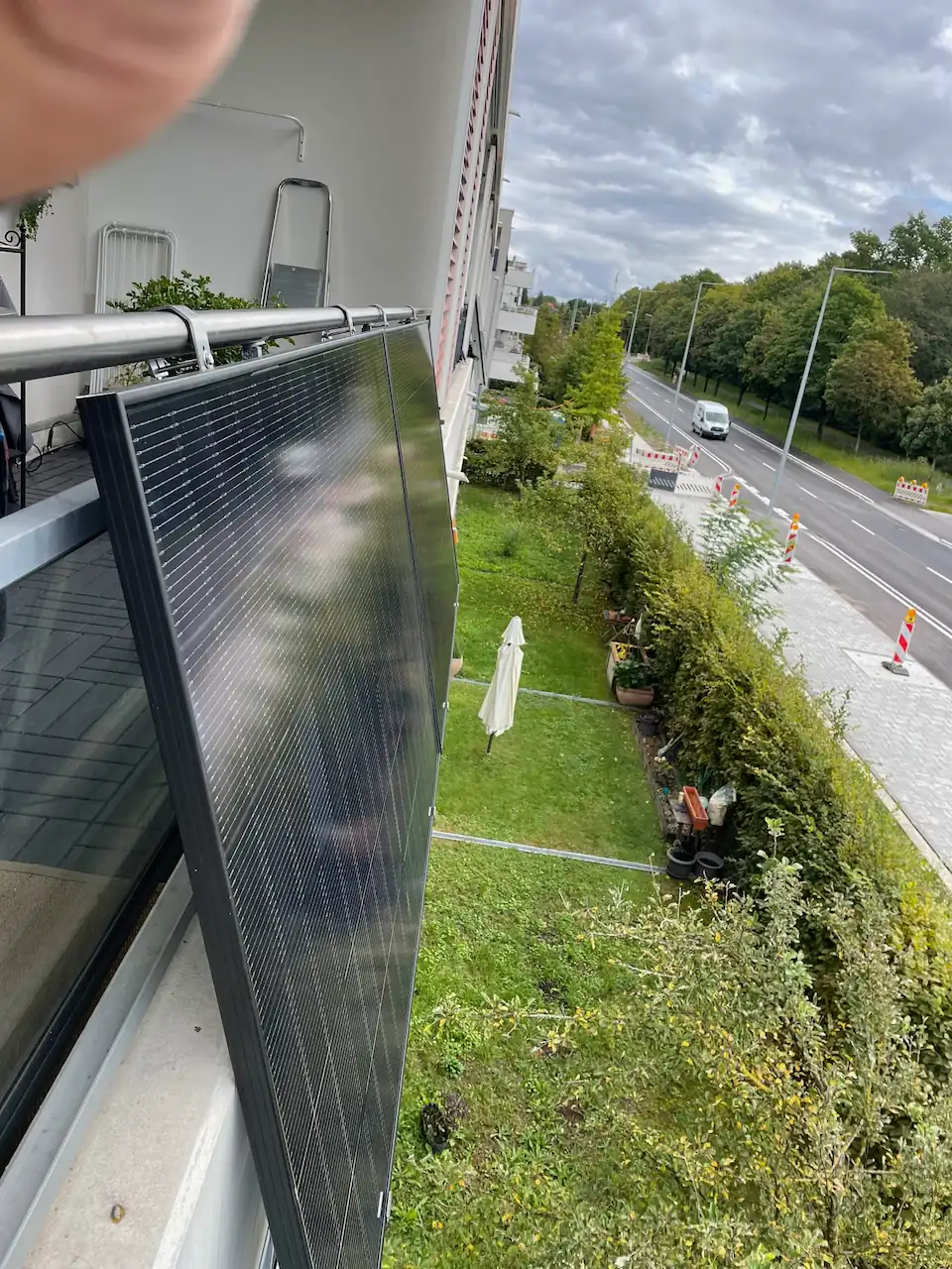 Gitterbalkon Projekt 3 Vorderansicht