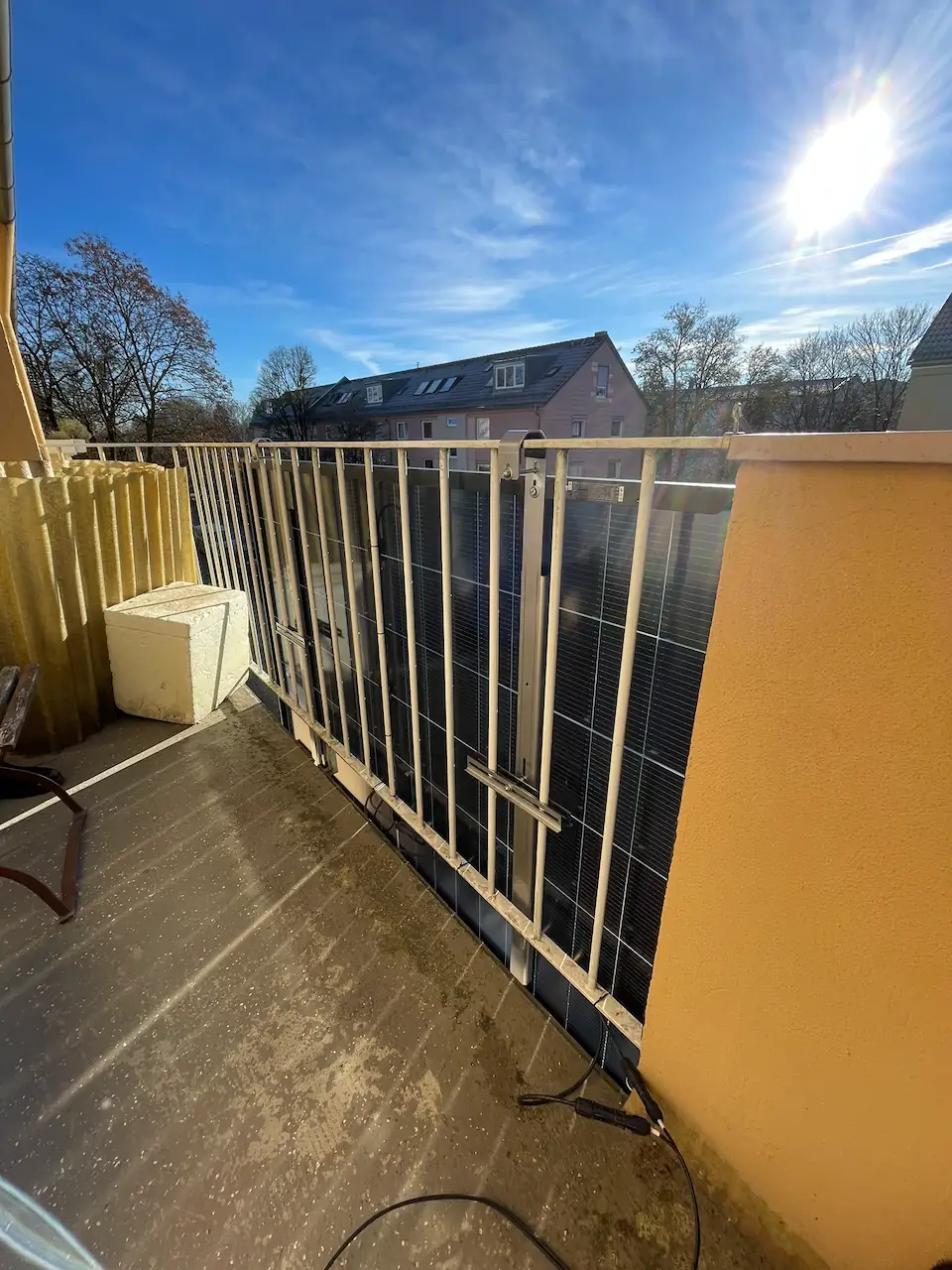 Gitterbalkon Projekt 4 Rückansicht