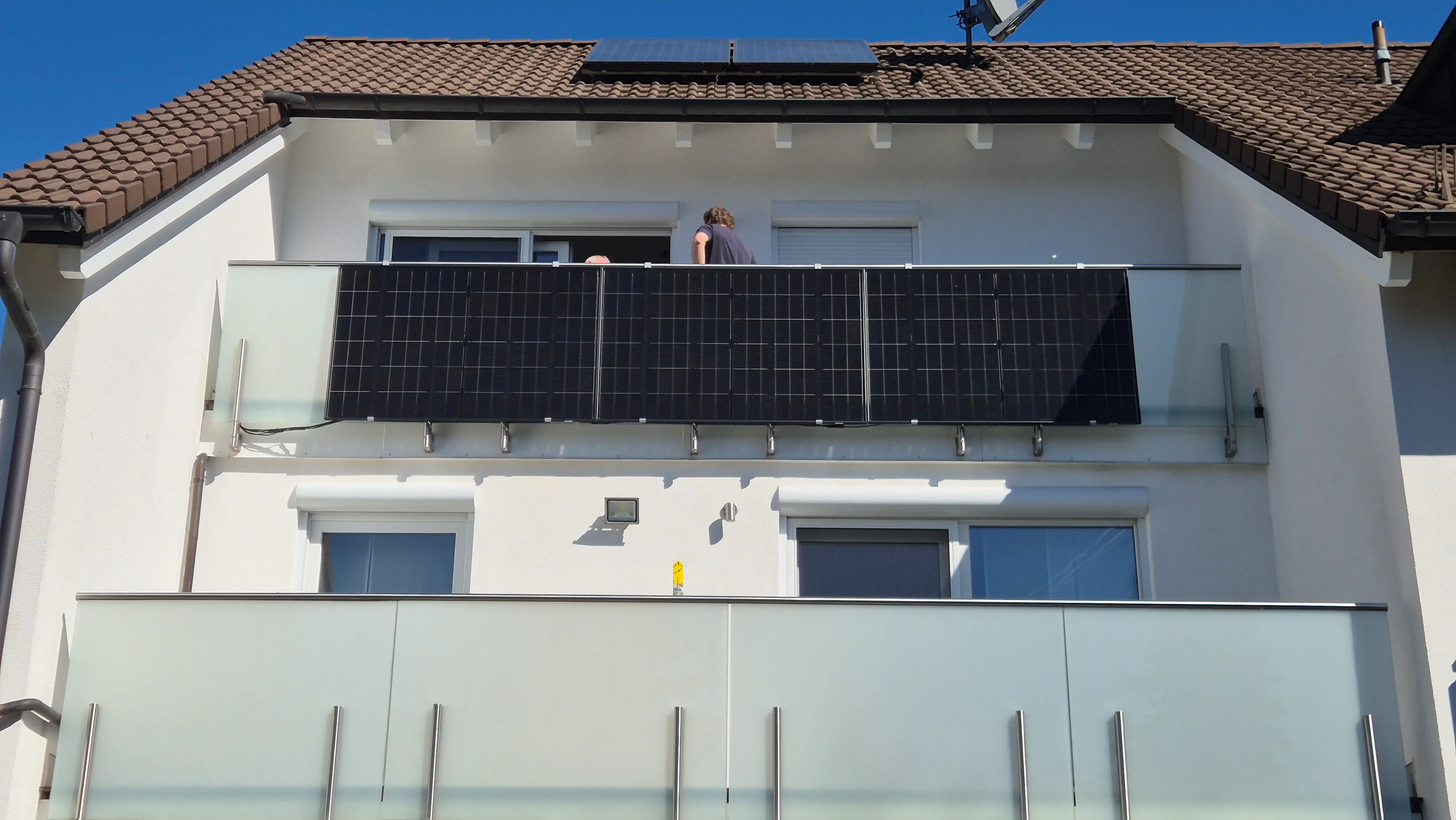 Glasbalkon Referenzbild